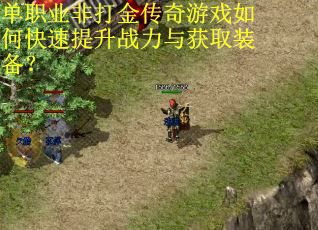 单职业非打金传奇游戏如何快速提升战力与获取装备？