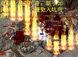 单职业私服传奇：新手如何快速上手，避免入坑弯路？