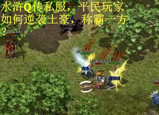 水浒Q传私服，平民玩家如何逆袭土豪，称霸一方？
