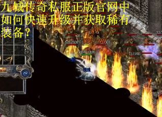 九城传奇私服正版官网中如何快速升级并获取稀有装备？