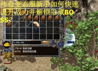 传奇变态服新手如何快速提升战力并解锁隐藏BOSS？
