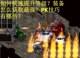 如何快速提升等级？装备怎么获取最强？PK技巧有哪些？