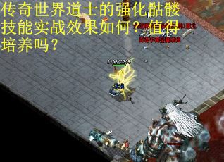 传奇世界道士的强化骷髅技能实战效果如何？值得培养吗？