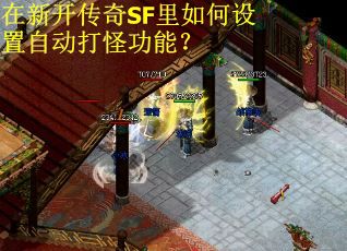 在新开传奇SF里如何设置自动打怪功能？